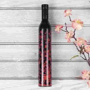 New 38" Umbrella - Wine Bottle Umbrella - Red & Black by rainy valley T1